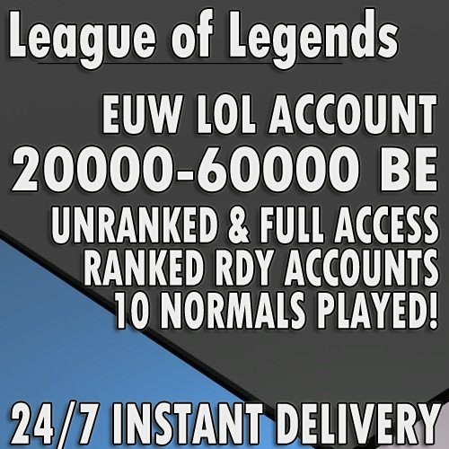 League legends euw account - legends,