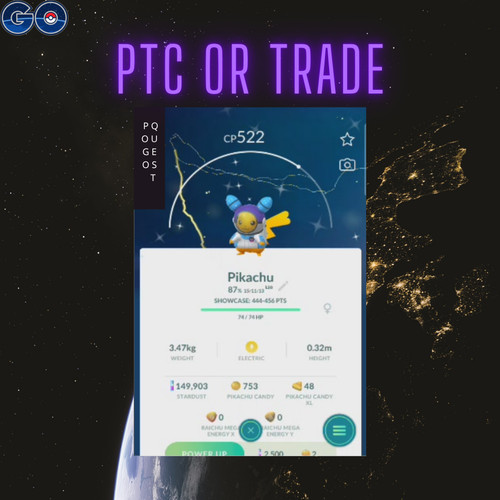 Pokémon pikachu lucido - pokémon, go